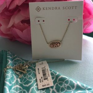 Kendra Scott Rose Gold and Gold necklace